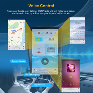 Autoradio Android 17 pouces, système multimédia de voiture avec navigation GPS et écran CarPlay pour Pajero 2006- - Product Image 2