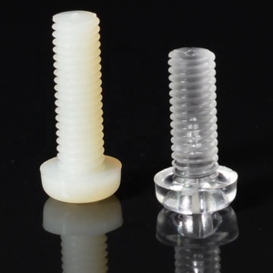 Serrure Nutplastic <span class=keywords><strong>Vis</strong></span> Écrou <span class=keywords><strong>M10</strong></span> Avec Tête En Nylon X 60 Blanc Boulon Hexagonal M2 Pan <span class=keywords><strong>Vis</strong></span> Patch 4Mm m2 <span class=keywords><strong>vis</strong></span> en titane - Product Image 1
