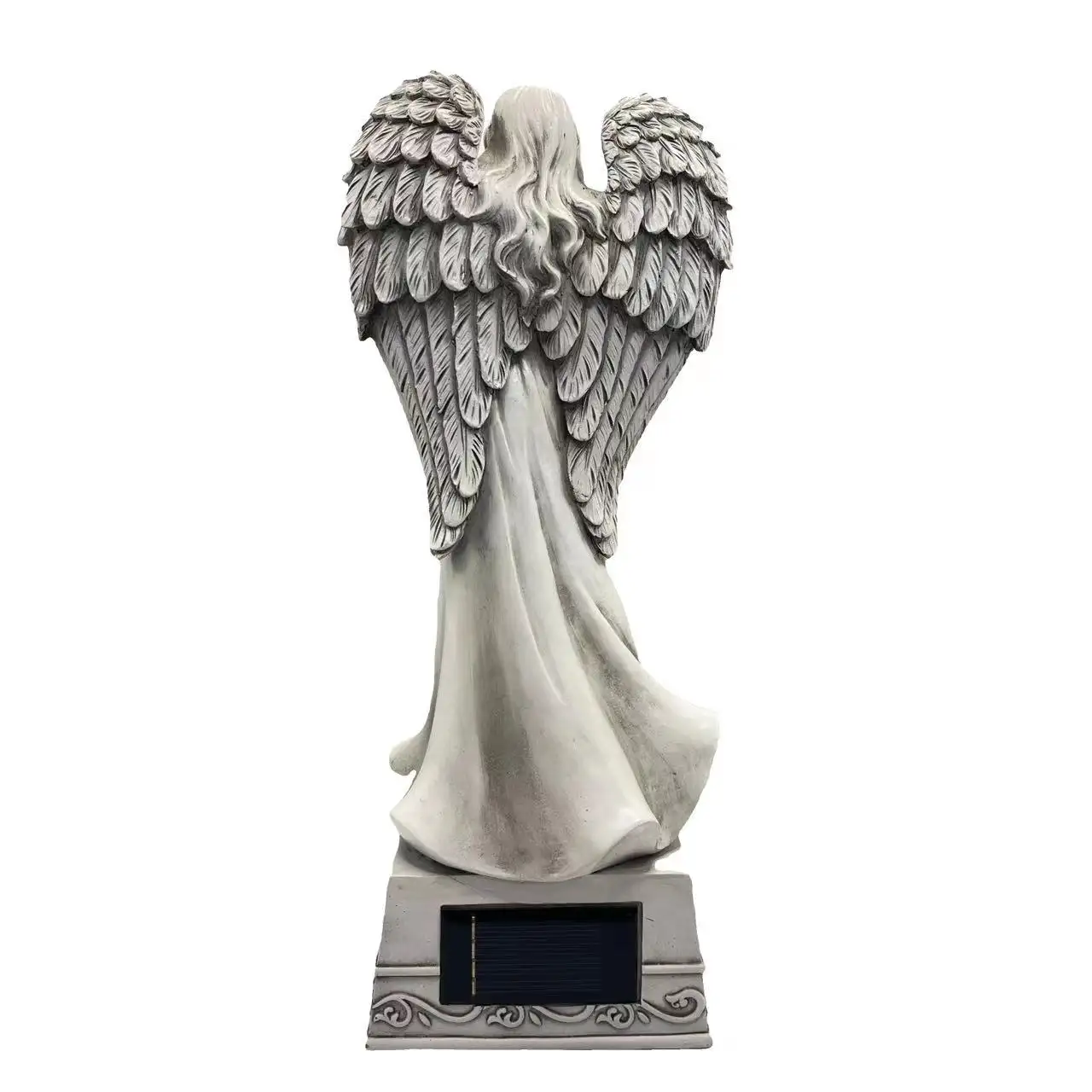 Aanpasbare Hars Engel Zonne-Lamp Sculptuur