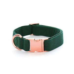 <span class=keywords><strong>Collar</strong></span> de Perro de Tela de Gamuza Moderna, Reflectante, Ecológico y de Alta Calidad, con Metal Dorado Sólido Ajustable, Accesorio de Moda para Mascotas - Product Image 5