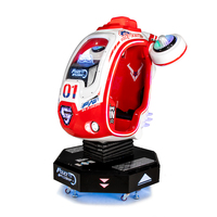 Simulateur de vol d'avion à monnayeur, jeu d'arcade dynamique commercial parent-enfant pour enfants