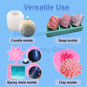 Moules en caoutchouc silicone haute résistance avec <span class=keywords><strong>catalyseur</strong></span>/indurant 2% pour dalles de plafond 3D, panneaux muraux, plâtre/gypse, artisanat et architecture - Product Image 2