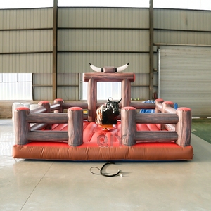 Machine mécanique gonflable de rodéo de taureau Contrôles mécaniques de taureau de location de <span class=keywords><strong>jeux</strong></span> de fête pour adultes à vendre - Product Image 2