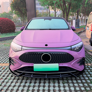 Amp-Z Front Lip Splitter Carbon Fiber Texture Matte Finish For Mercedes-Benz CLA C174 C178 AMG Line 2026 - Product Image 3