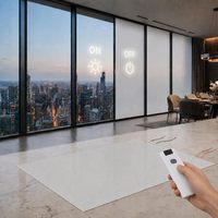 PDLC Smart Film Schaltbare Elektrische Fenstertönung mit Dekorativem Modernem Design für Glas in Hotels und Bürogebäuden