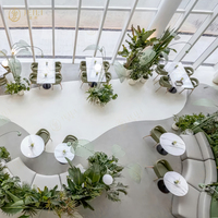 Cas de projet de meubles de restaurant d'hôtel solution unique ensemble de meubles d'hôtel table de restaurant personnalisée et ensemble de chaises