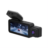 Caméra de tableau de bord à 3 canaux 1080P avant et arrière à l'intérieur Triple enregistreur vidéo de voiture Caméra DVR de voiture avec vision nocturne pour voiture Taxi