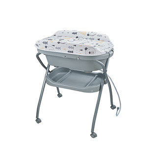 Meuble de salle de bain en plastique 2 en 1 <span class=keywords><strong>pour</strong></span> nouveau-né Matelas à <span class=keywords><strong>langer</strong></span> Grand rangement <span class=keywords><strong>pour</strong></span> <span class=keywords><strong>baignoire</strong></span> <span class=keywords><strong>pour</strong></span> bébé <span class=keywords><strong>Table</strong></span> à <span class=keywords><strong>langer</strong></span> avec organisateur de couches - Product Image 5