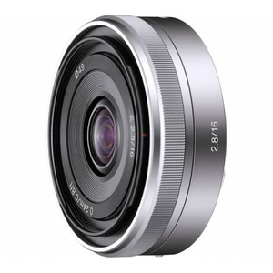 Objectif d'appareil photo plein format E-mount 16 mm F2.8 (SEL16F28 Argent) Fabriqué en Chine Grande ouverture deux fois plus lumineuse que F/4 Offrant une plus grande luminosité - Product Image 4