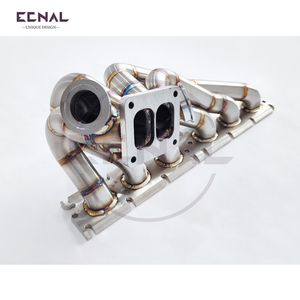 Выпускной коллектор Ecnal для BMW S58 Single Turbo с фланцем T4, нержавеющая сталь 304, высокая производительность - Product Image 4