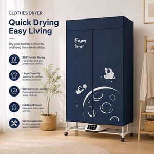 Sèche-linge électrique semi-automatique portable ZF-2301, 1400W, haute puissance, séchage rapide, fonctionnement silencieux, plastique ABS, énergie, hôtel - Product Image 5