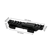 Support de Montage Tactique pour Lunette de Chasse, Accessoires de Loupe et de Montage pour Viseur Point Rouge