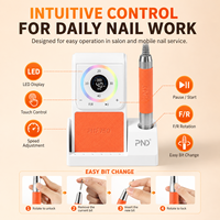 Machine à polir les ongles électrique à grande vitesse Yaqin, outil de manucure professionnel, moteur sans balais, 18 W, 40 000 tr/min, LED, pour salon de manucure