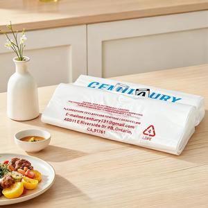 Tùy chỉnh dày siêu thị Vest Túi mua sắm thực hiện t Áo sơ mi túi may mặc túi nhựa cho siêu thị - Product Image 4