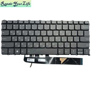 RU รัสเซียคีย์บอร์ดแบบมีไฟพื้นหลังสำหรับ <span class=keywords><strong>Lenovo</strong></span> <span class=keywords><strong>ThinkBook</strong></span> 13s <span class=keywords><strong>G4</strong></span> ARB 13s <span class=keywords><strong>G4</strong></span> IAP Yoga 6-13ALC7 82UD 6-13ABR8 SN21E71201 คีย์บอร์ด F10 ล็อค - Product Image 1