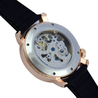 Montre mécanique automatique de luxe pour homme TIME TOKEN, cuir véritable de haute qualité, tourbillon, cristal saphir, analogique, 5 ATM étanche