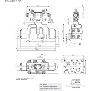 วาล์วควบคุมทิศทางไฮดรอลิก Rexroth รุ่น 4WE6Y7X/HG24N9K4/B10 315 บาร์ 250 ลิตร/นาที ผลิตในจีน - Product Image 2