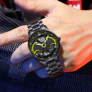 Montre à quartz pour homme avec 360° de rotation °   Montre-bracelet de luxe à rotation, style anime, luminescente, pour homme - Product Image 2