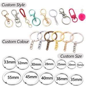 Tùy Chỉnh Màu Sắc Trái Tim Sang Trọng Keychain Lông Fluffy Móc Chìa Khóa Pom Poms Keyring Cho Phụ Nữ Túi Xách Túi Mặt Dây Chuyền - Product Image 6