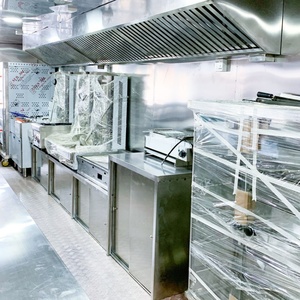 Fiberglass and Aluminum Gas Fast Food Cart With Fryer Kitchen Food Truck Vending Trailer for Bakery Restaurants Farms FN-RV10 Us - Product Image 4