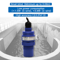 GUT741 Industrial Non Contact 4-20ma Modbus Rs485 Liquid diesel Oil Water Fuel tank Ultrasonic Level Sensor