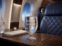 Gobelet en verre léger pour avion, idéal pour la classe affaires – Tasse en cristal incassable pour le service en cabine des compagnies aériennes