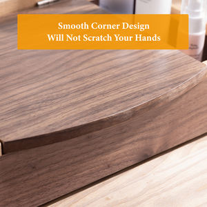 DS Luxury Handmade Craft <b>Gifts</b> Jewelry Case <b>Large</b> Capacity Cosmetic Organizer Wooden Rectangle Dressing Case Customizable <b>Box</b> - Product Image 3