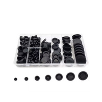 200 pièces Kit de joint d'étanchéité de résistance à l'usure à haute température pour prise de fil trou de câble anneau d'étanchéité assortiment d'œillets en caoutchouc