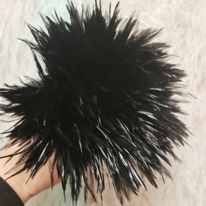 Bán buôn nhuộm Gà trống yên xâu chuỗi lông cho Lễ hội Lễ hội trang trí trang phục bay buộc thủ công tự làm - Product Image 6