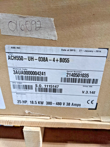 ไดรฟ์ ACH550-UH-038A-4+B055 รุ่นดั้งเดิม 460V 25HP 38A 3 เฟส ซีรีส์ ACH550 PLC - Product Image 3