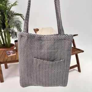 Organic Cotton Custom Women's <b>Summer</b> Spring Embroidery Open Tote <b>Bag</b> for Travel Beach Shopping Portable Shoulder Daily Use - Product Image 5