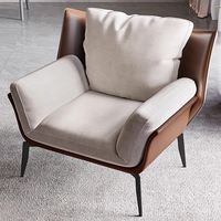 Luxuriöses Populäres Design Freizeit Einzelsofa Wabi-Sabi Heim Polsterung Sessel Lounge Hotel Wohnzimmer Möbel Akzentstuhl