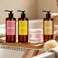 Gel douche Sakura pour peaux sèches, doux pour le bain quotidien, formule en marque blanche avec service de vente en gros personnalisé