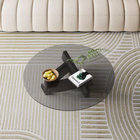 Table basse et table à thé en verre moderne pour petits appartements - Design créatif pour salon