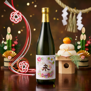 Édition limitée 2027 Eto Label Sheep Junmai Dai Ginjo 720ml 15% d'alcool Koshiji Fubuki Sake Niigata Année du Zodiaque Bouteille Mouton - Product Image 2