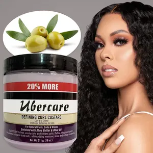 New Products Conditioning Hair Curling Cream Moisture & Shine Defining Curl Custard For Curl Enhancing