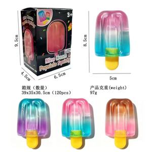 Jouet anti-stress extensible en TPR style Nice-Sicle, en forme de bâtonnet de glace, avec paillettes dégradées, pour adultes - Product Image 5
