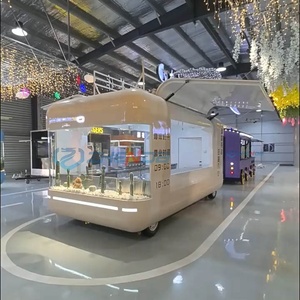 รถขายอาหารเคลื่อนที่ยอดนิยม รถกาแฟเคลื่อนที่ รถจัดเลี้ยงพร้อมอุปกรณ์ครบครัน รถขายฮอทดอก ไอศกรีม อาหารจานด่วน พร้อมครัวครบชุด - Product Image 2
