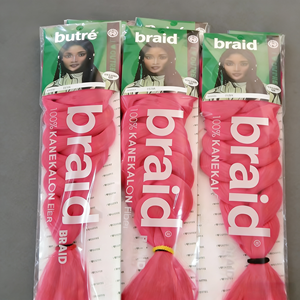 BELEZA <span class=keywords><strong>Rosa</strong></span>, Offerta Speciale, Trecce <span class=keywords><strong>Africane</strong></span> Nere Jumbo, Resistenti al Calore, Trecce Yaki 165g 82 Pollici, Estensioni per Capelli - Product Image 1