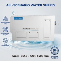 Purificateur d'eau YONG GUAN 50-350L/h entièrement automatisé avec filtration par membrane céramique, osmose inverse 220V, mini-station de traitement de l'eau