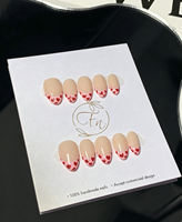 Faux ongles réutilisables en acrylique avec colle, vente en gros, ongles courts en gel souple, design simple, faits à la main pour les amateurs de manucure