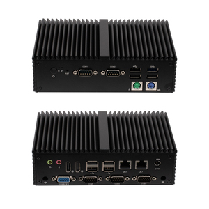 Q10921X-S04 QOTOM <b>Mini</b> <b>PC</b> Q10921X N97 Quad Cores Processor 5 Serial Port Fanless Industrial <b>PC</b> for Home Office - Product Image 1