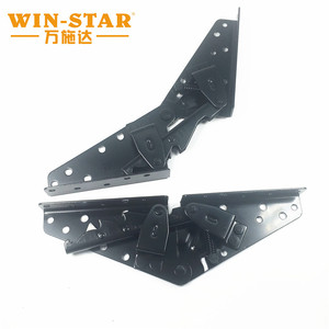 Charnières de canapé-lit réglables WINSTAR, charnières de canapé-lit en fer à <span class=keywords><strong>clic</strong></span>-<span class=keywords><strong>clac</strong></span>, charnières à ressort noires <span class=keywords><strong>pour</strong></span> canapé-lit - Product Image 3