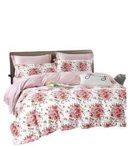 Juego de Edredón de Algodón Estampado Moderno Personalizado, Funda de Edredón y Funda de Almohada, 200 Hilos, Ropa de Cama para Todas las Temporadas, Uso Doméstico y Hotelero - Product Image 1