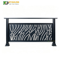Plaque en aluminium découpée au laser DF pour clôture de jardin, main courante de terrasse, balustrade de balcon – Produit phare