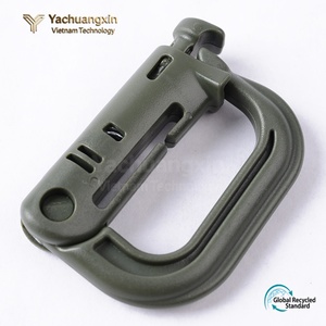 Mosquetón de Plástico para Exteriores con Hebilla de Cierre Rápido, Anillo en D, Clip Táctico para Mochila de Montañismo, 4 Colores, para Todas las Estaciones, Senderismo y Camping - Product Image 6