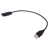 Adaptador de Cable de unidad óptica Usb a 7 + 6, 13 Pines, Delgado, Sata/ide, Cd, Dvd, Rom, para portátil y Notebook