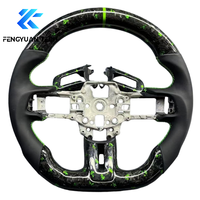 Volant en fibre de carbone forgé sur mesure pour Ford Mustang Gt 350 S550 S650 S197 Ecoboost 2024 2019 2017 2013 2016