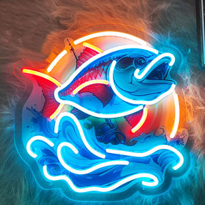 Letrero <span class=keywords><strong>de</strong></span> neón <span class=keywords><strong>de</strong></span> pez para acuarios, luz <span class=keywords><strong>de</strong></span> neón regulable alimentada por USB <span class=keywords><strong>de</strong></span> 5V para decoración <span class=keywords><strong>de</strong></span> pared, dormitorio, fiesta, regalo <span class=keywords><strong>de</strong></span> arte hecho a mano, lámpara <span class=keywords><strong>de</strong></span> neón - Product Image 1