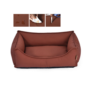 Échantillons gratuits, grand lit rectangulaire de luxe en cuir PU résistant à la mastication pour <span class=keywords><strong>chien</strong></span>, <span class=keywords><strong>matelas</strong></span> imperméable pour <span class=keywords><strong>gros</strong></span> <span class=keywords><strong>chien</strong></span>, fabriqué en usine - Product Image 1